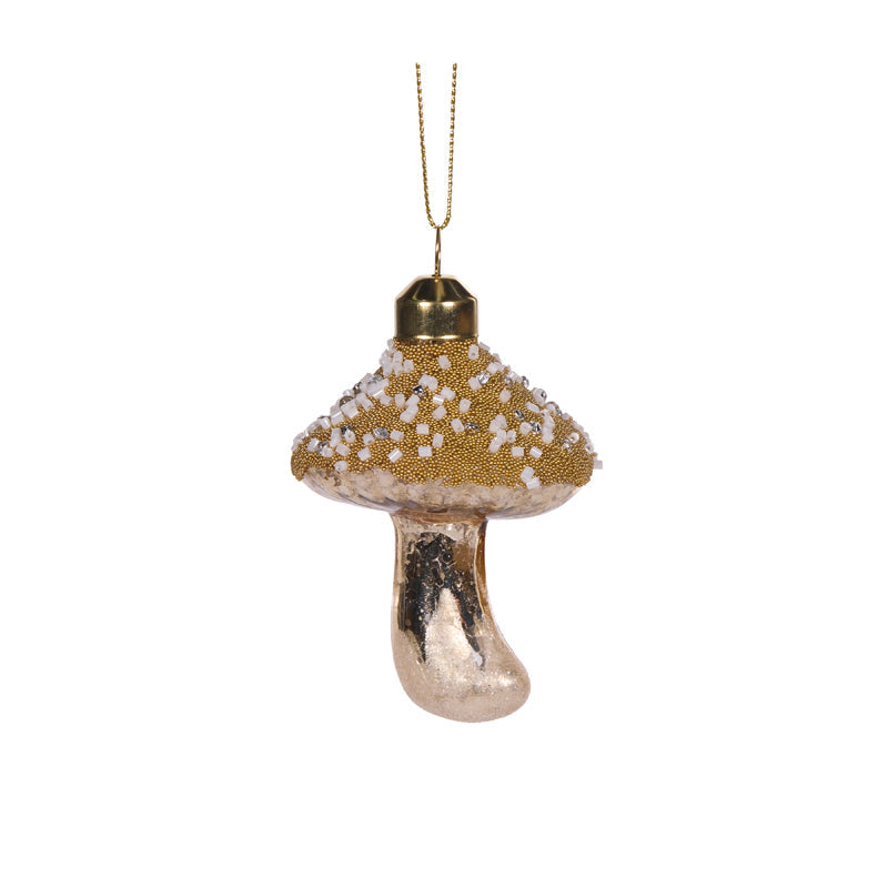 Bronze Mushroom Ornament