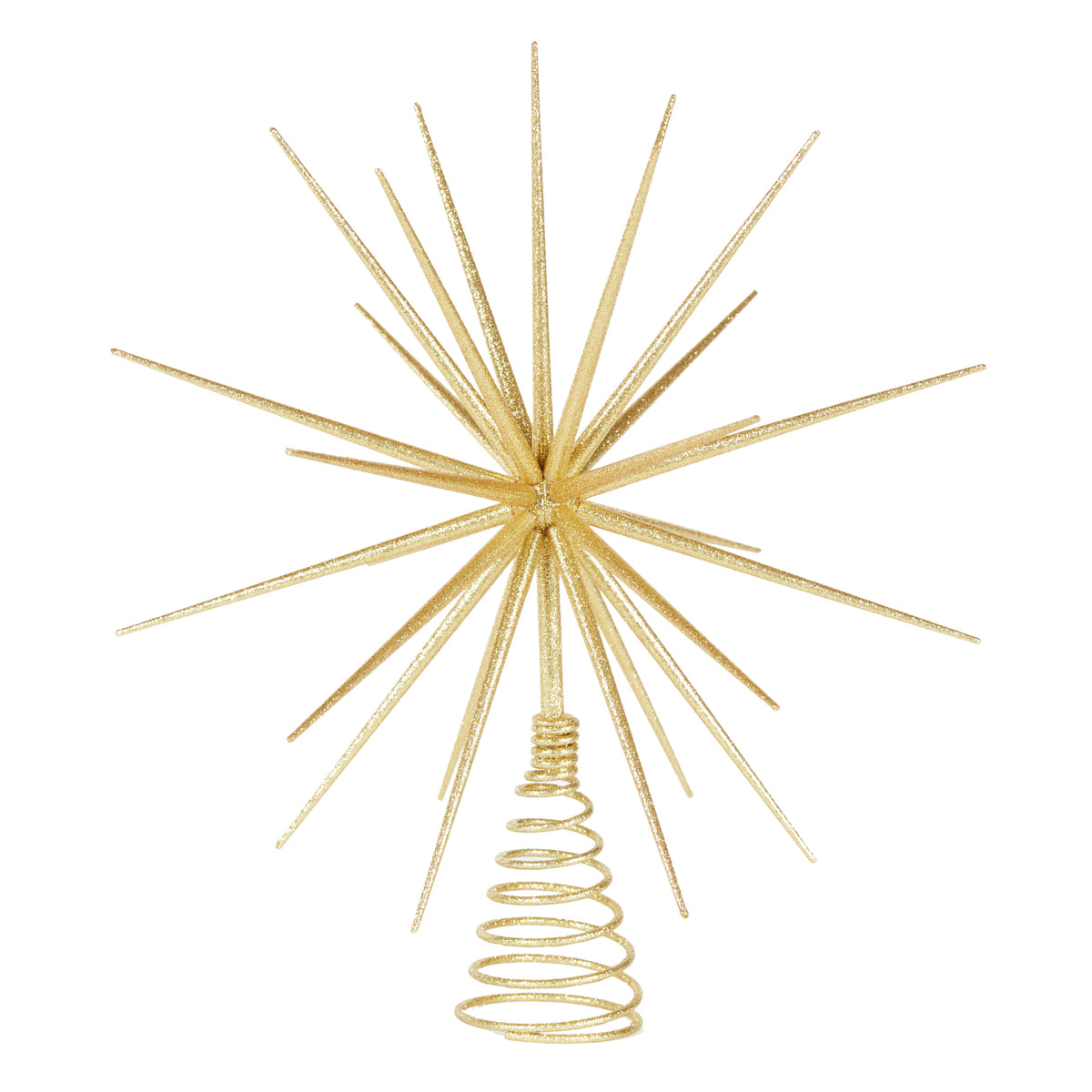 3D Starburst Tree Topper Gold