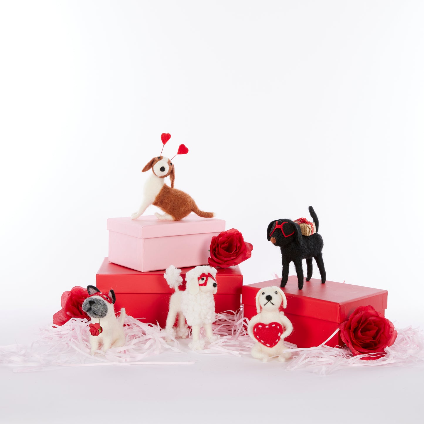 Wool Maltese With Love Heart