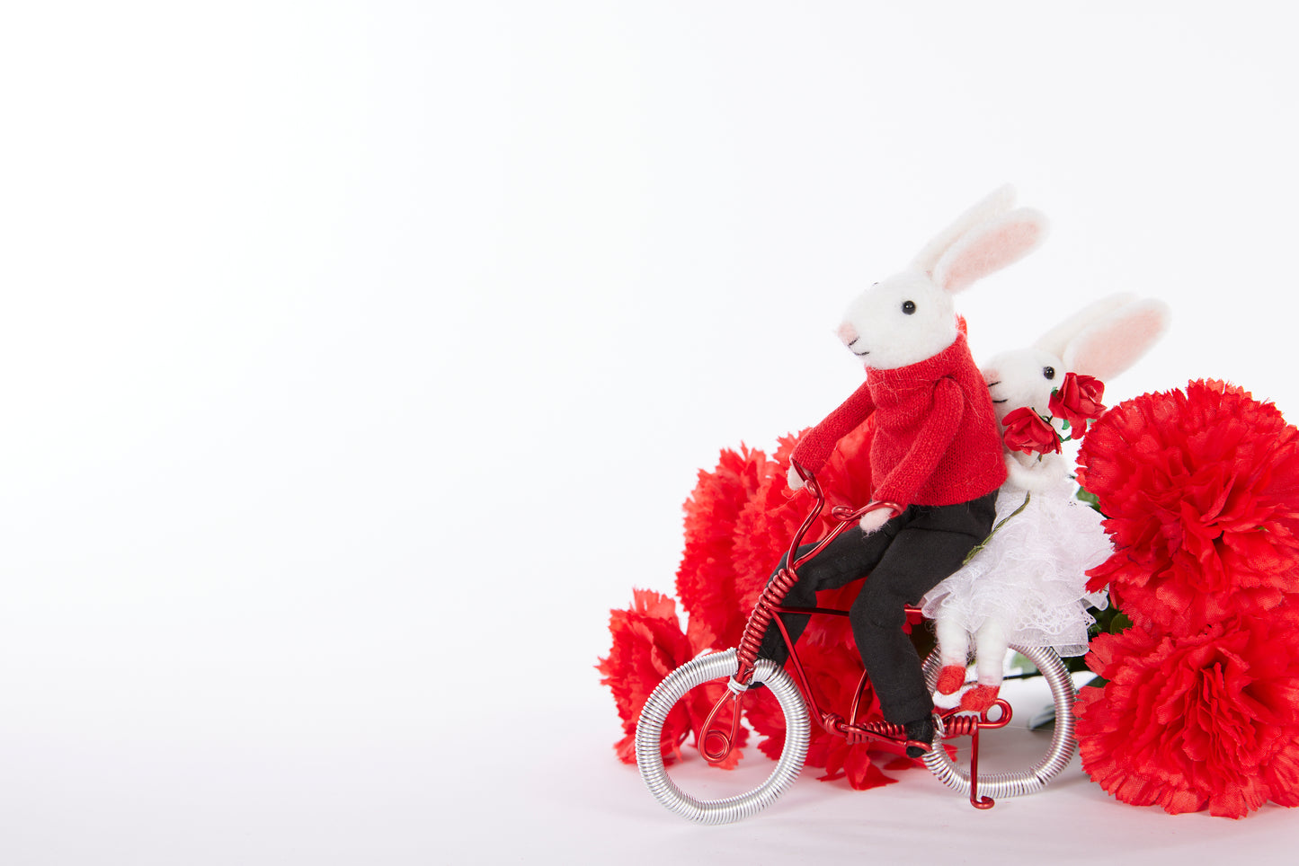 Wool Bunnies On Bike