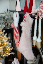 Load image into Gallery viewer, Blush Christmas Stocking With Fur

