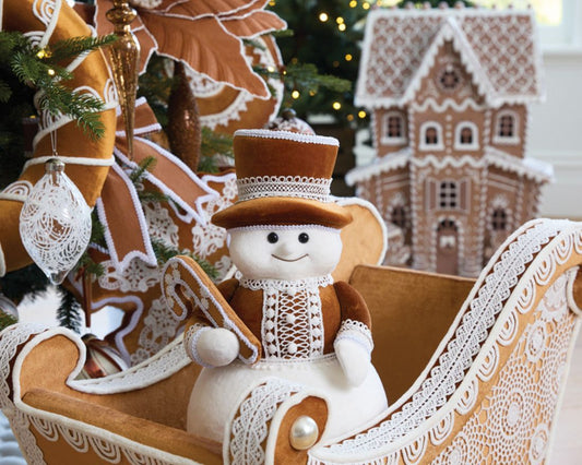 Luxury Christmas decorations Australia Holly & Ivy brown neutral decorations