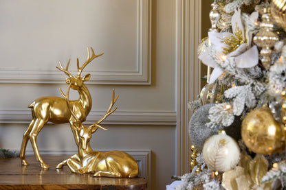 Gold Modern Reindeer Standing