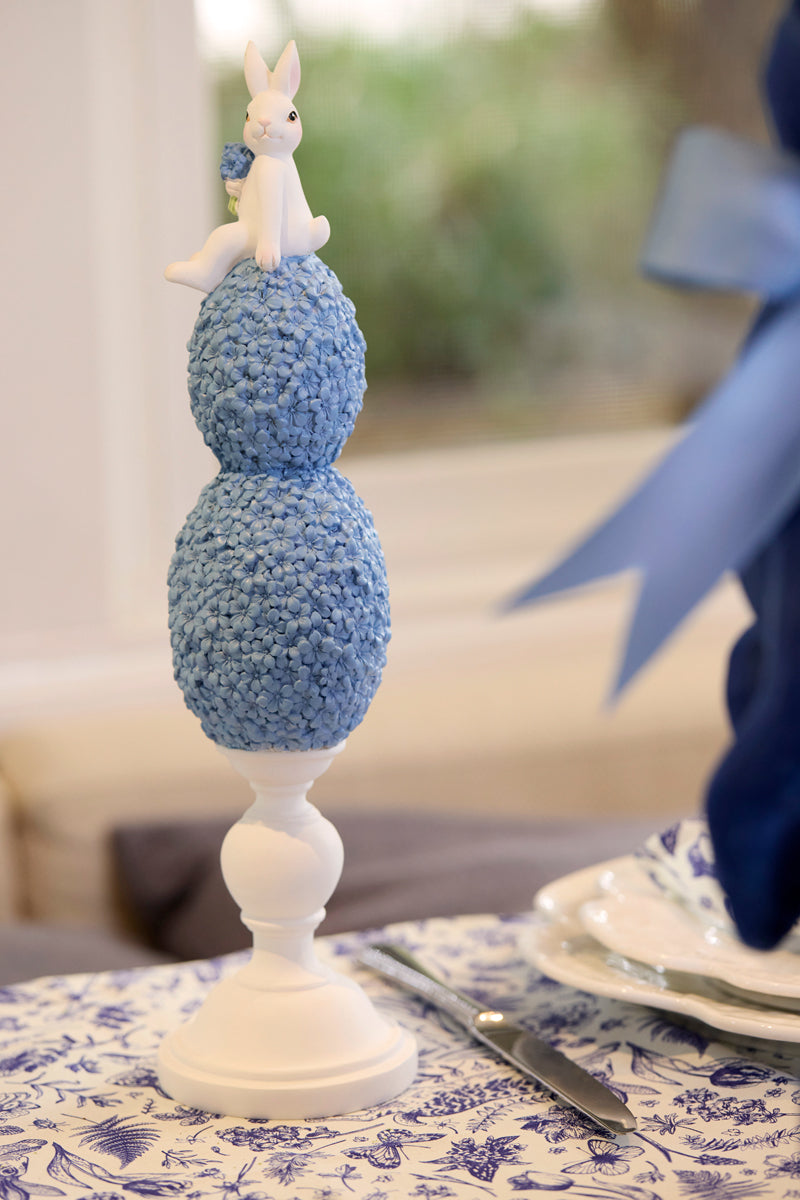 LARGE BLUE LAPIN EGG FINIAL