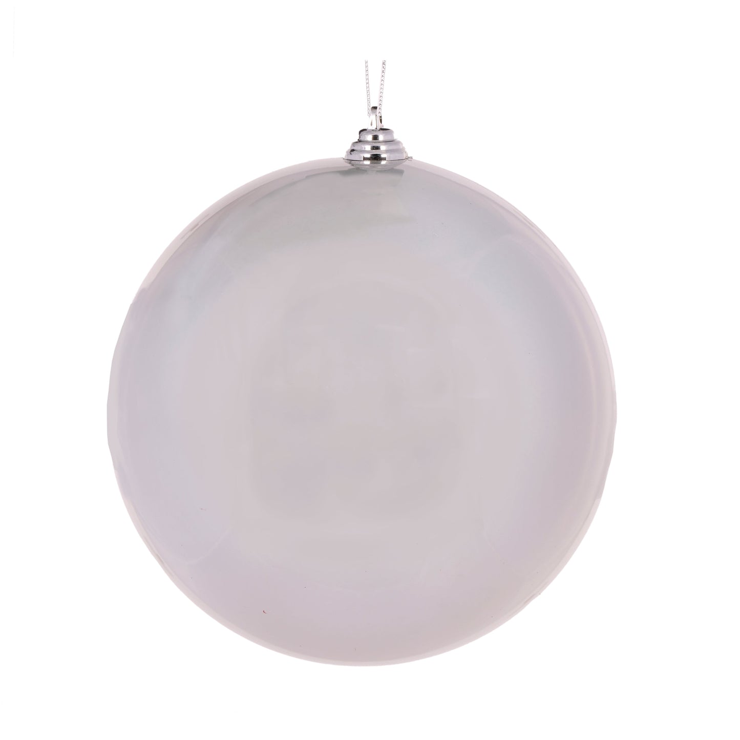 20cm Silver Pearl Bauble