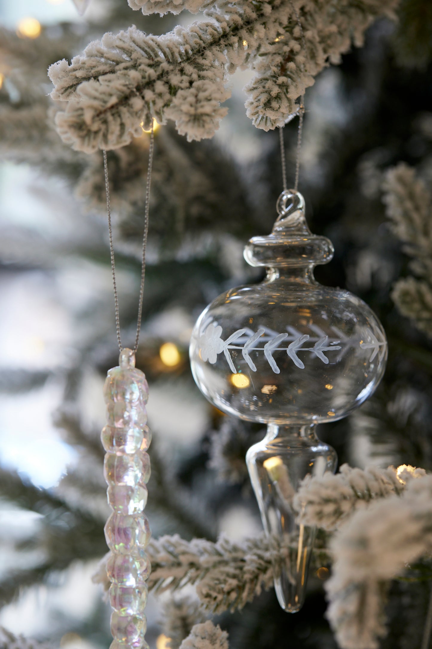 Etched Finial Hanging