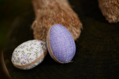 Lavender Fields Fabric Eggs Gift Box