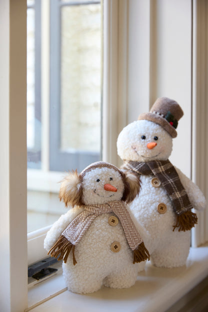 Sammy Snowman With Ear Muffs