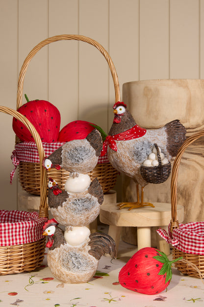 RUSTIC HEN WITH BANDANNA