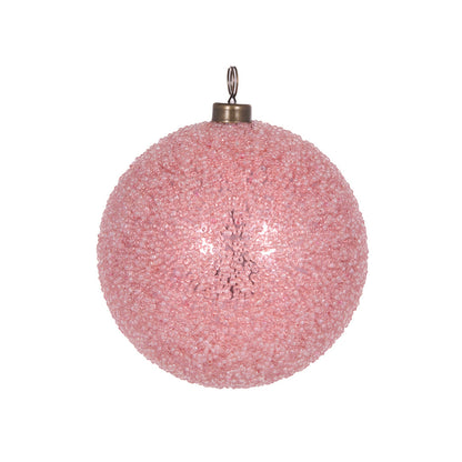 10cm Pink Caviar Bauble