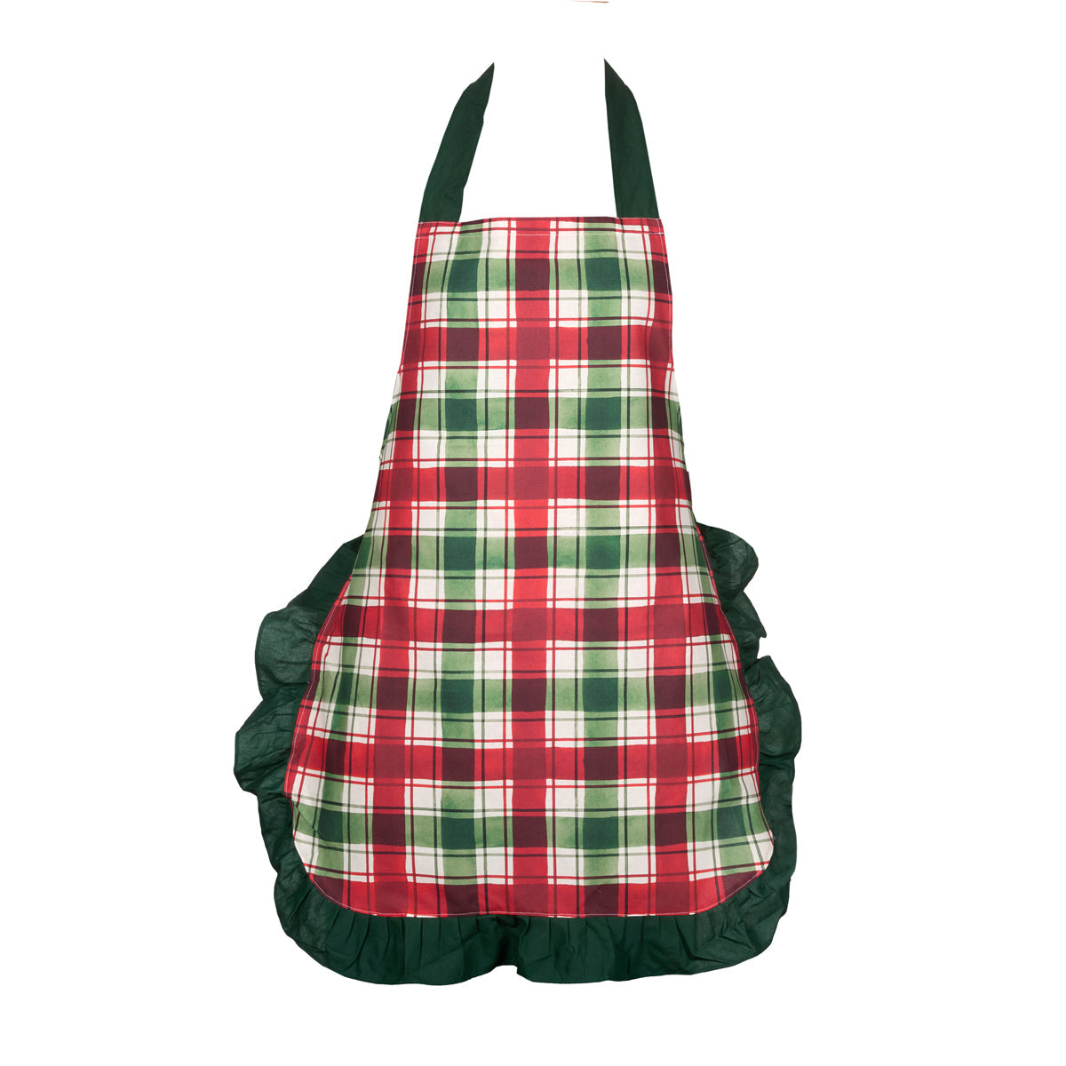 TRADITIONAL TARTAN COTTON APRON