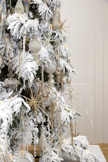 Winter Crystal Ornament Package 7.5Ft / 9Ft