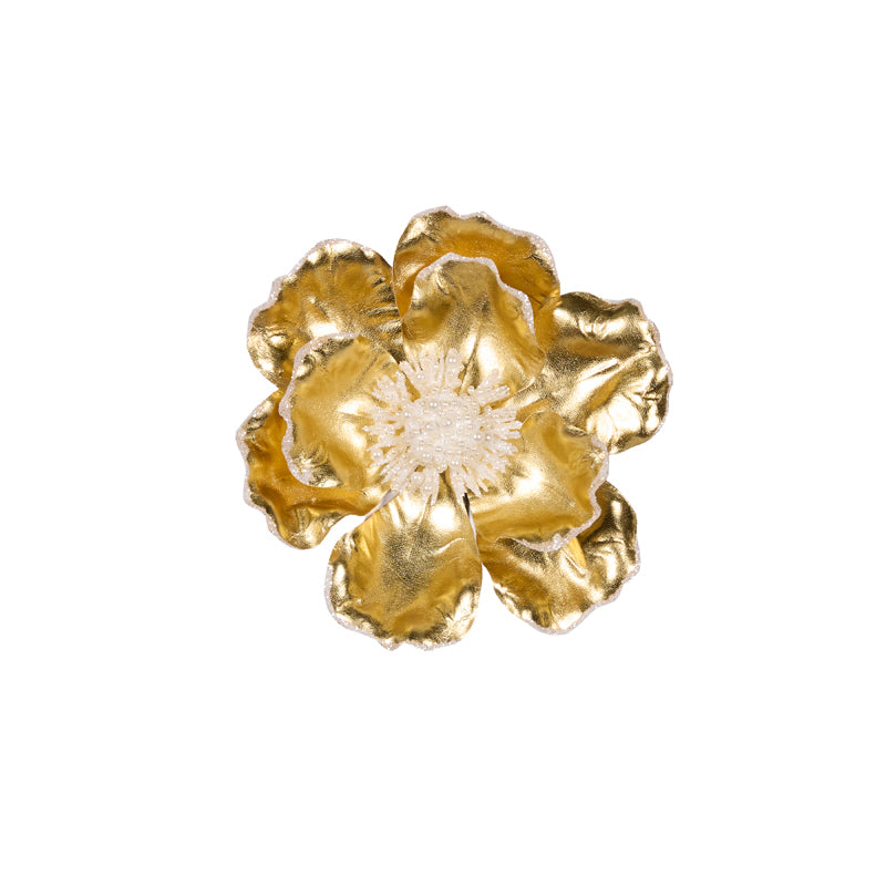 Gold Foiled Magnolia Clip