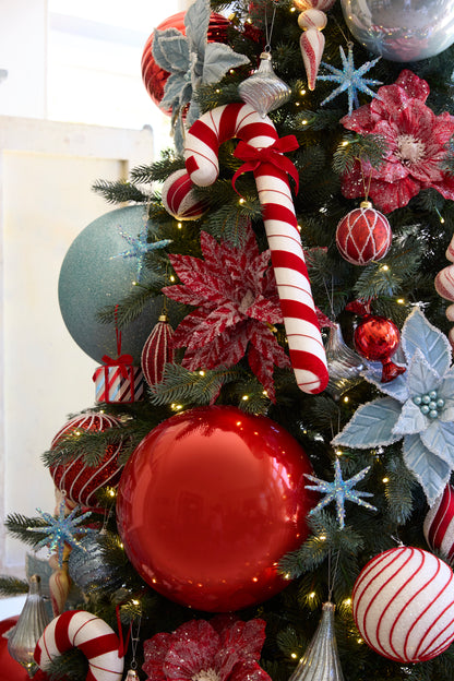 30 Cm Red Pearl Bauble