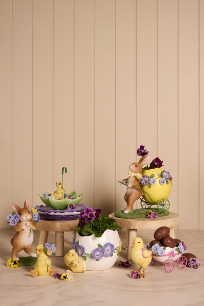 MR FIELDS PANSY EGG CART