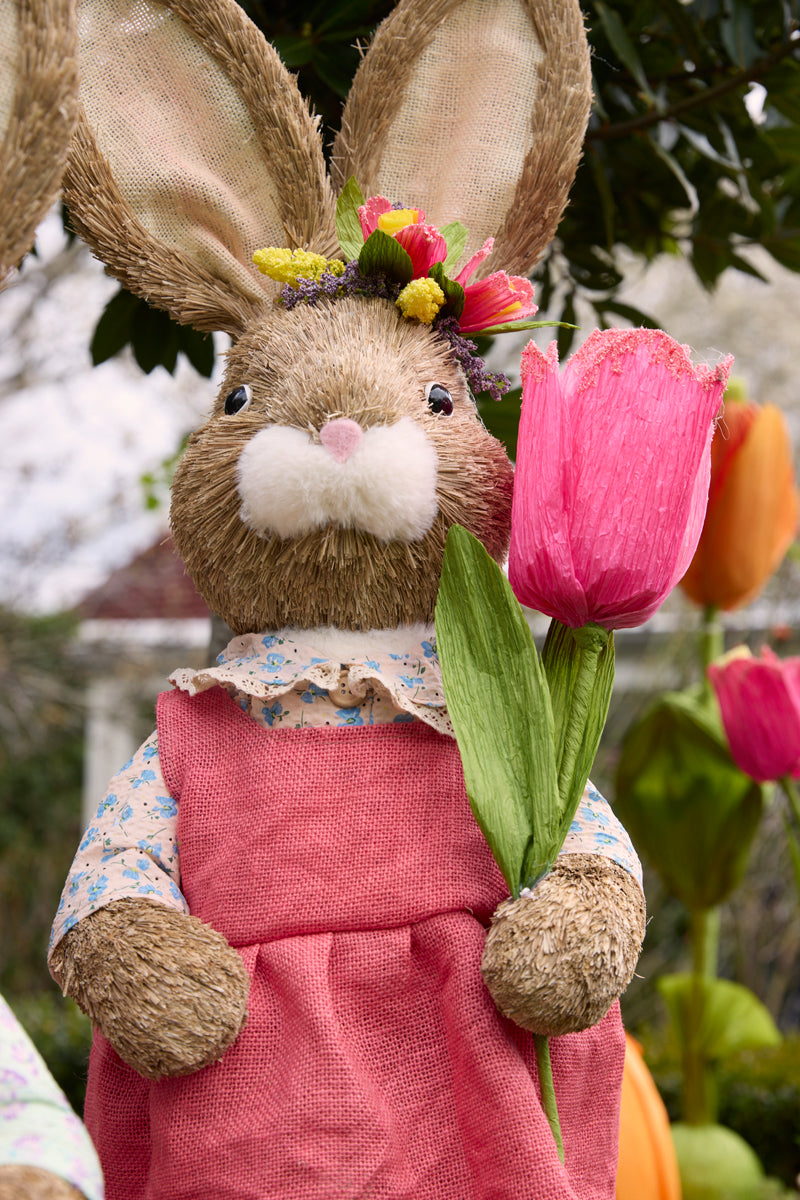 MRS TANGO RABBIT WITH TULIP