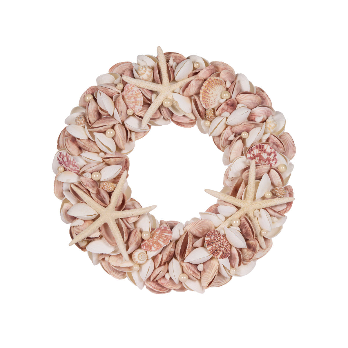 44 CM CLAM STARFISH WREATH