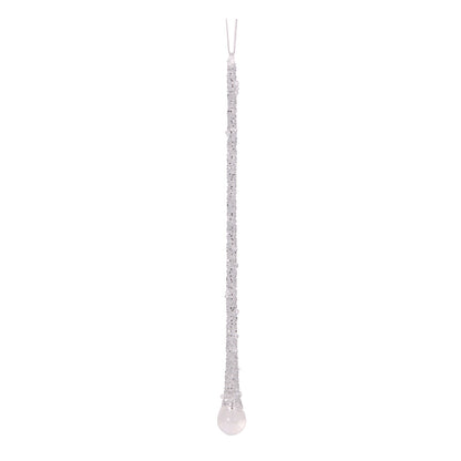 SILVER FROSTED DROP