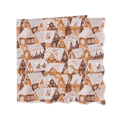 Gingerbread Spice Cotton Tablecloth