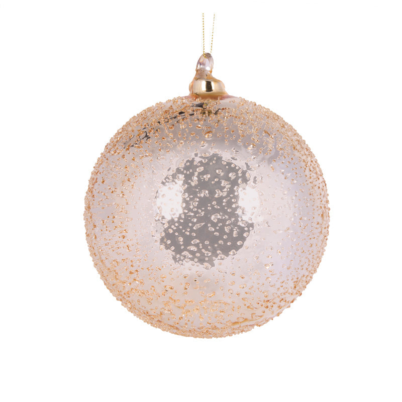 15cm Gold Mercury Bubbles Bauble