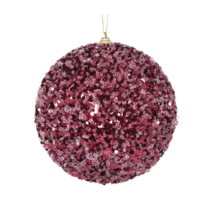 XL Burgundy Crystals Bauble