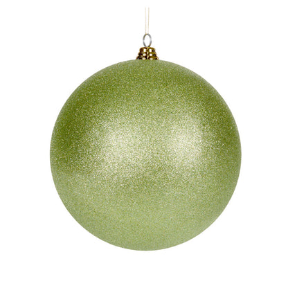 20cm Mint Glitter Bauble