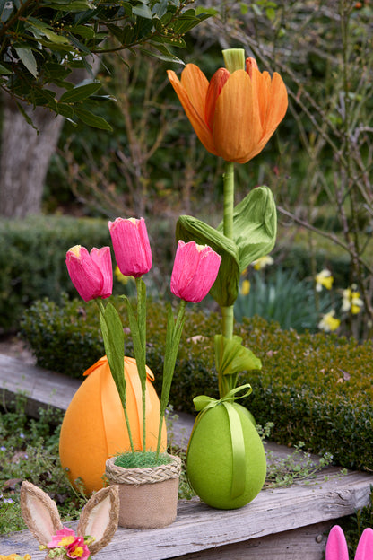 TANGO TULIP POT HOT PINK