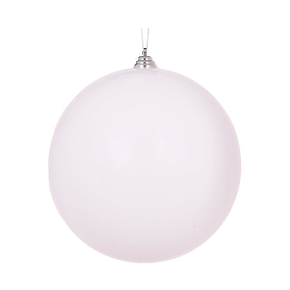20cm White Pearl Bauble