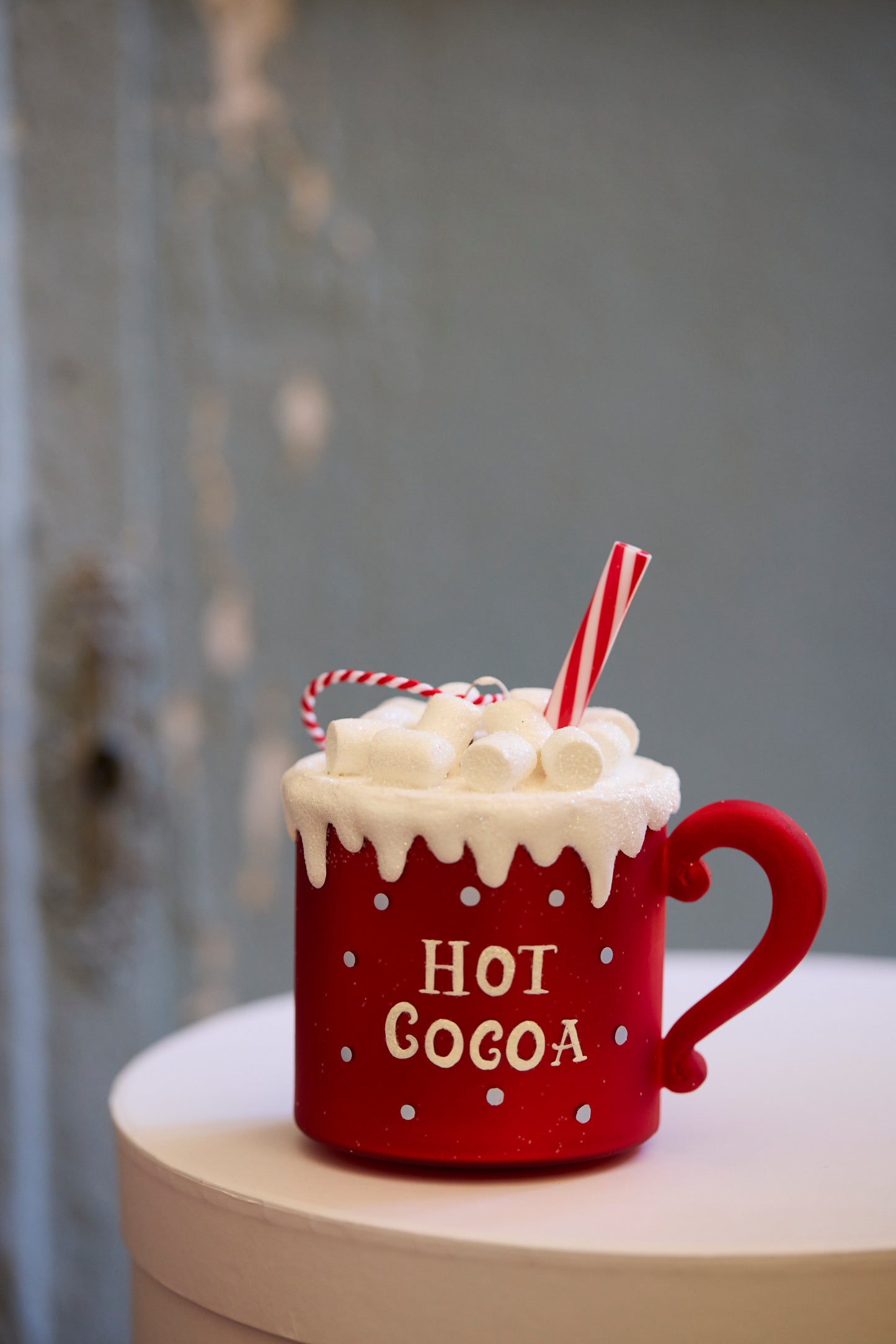 Glass Hot Cocoa Mug Hanging