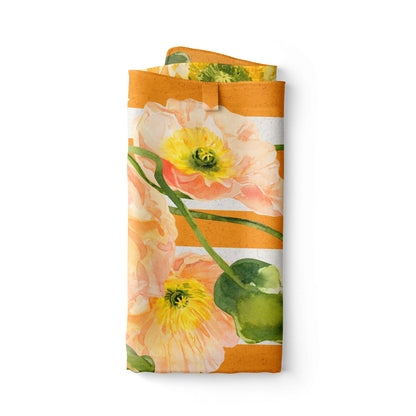 Poppy Meadow Cotton Table Runner