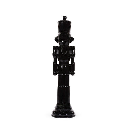 50cm Gloss Black Minimal Toy Soldier