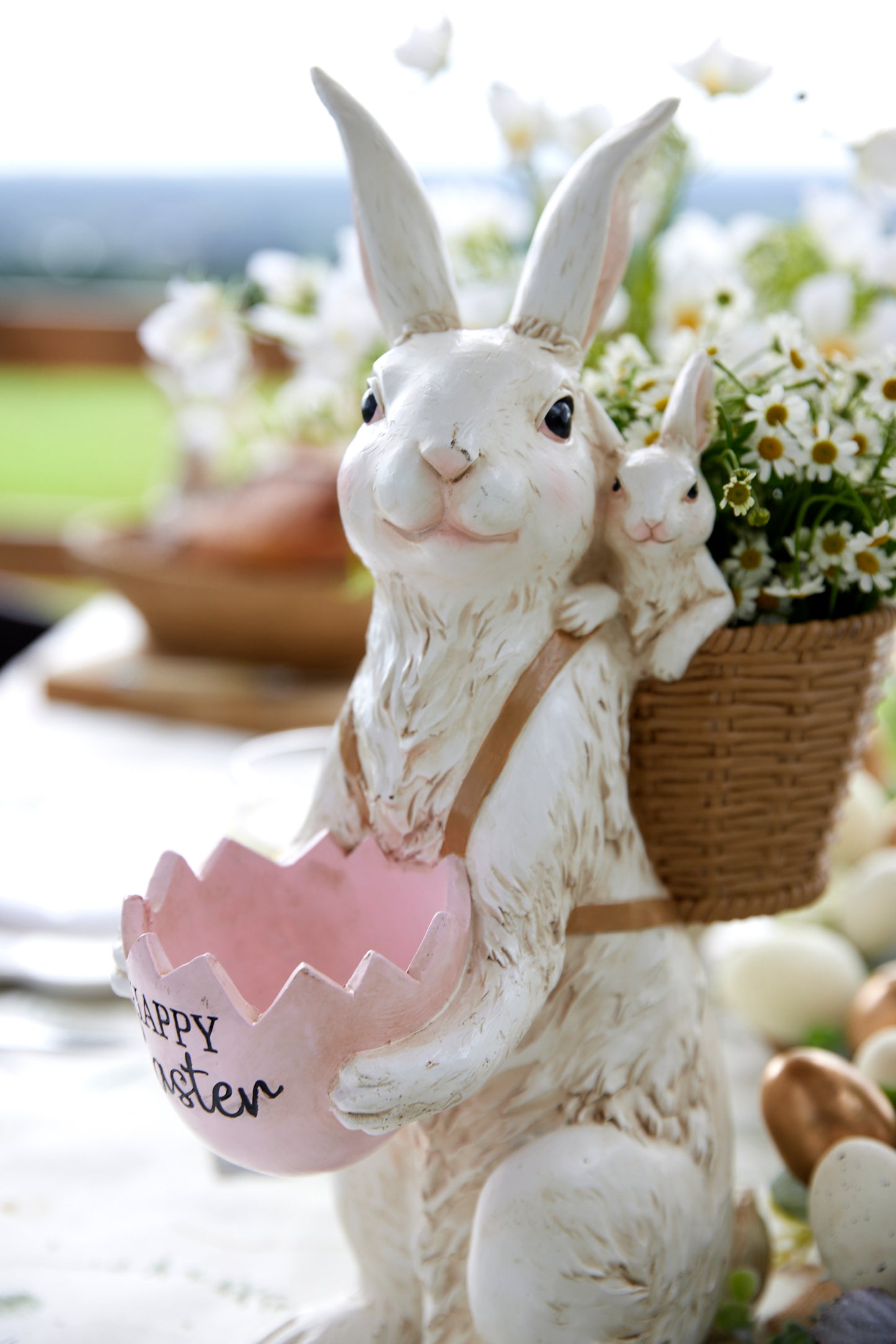 Hoppy Bunny With Egg Bowl