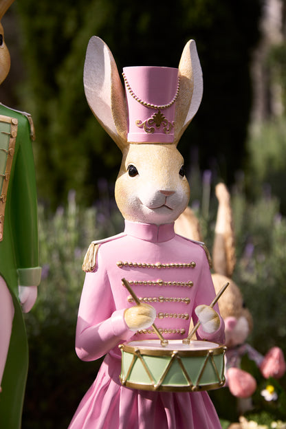 REGAL RABBIT NUTCRACKER WITH DRUM