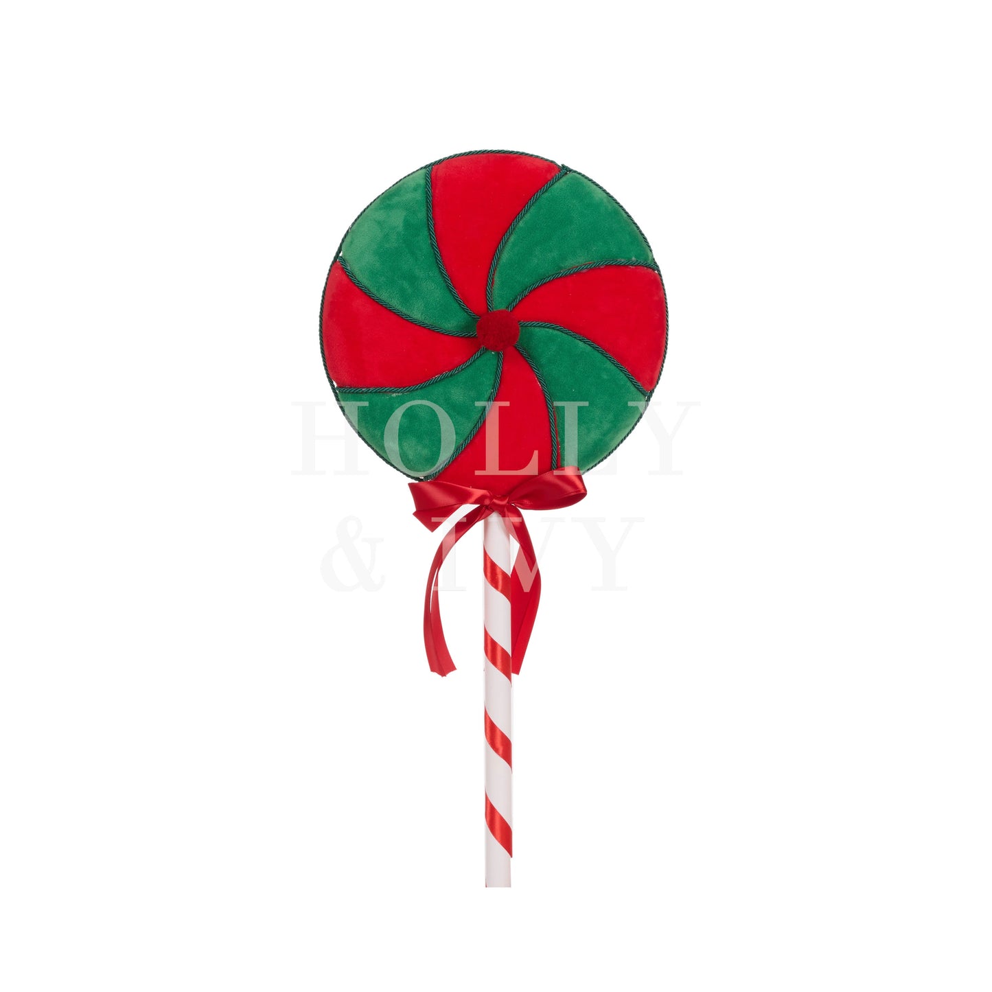 Large Red And Green Lollipop