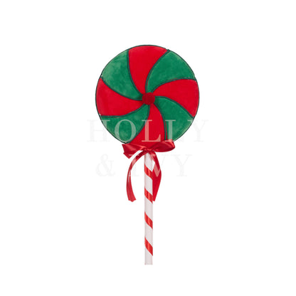 Large Red And Green Lollipop