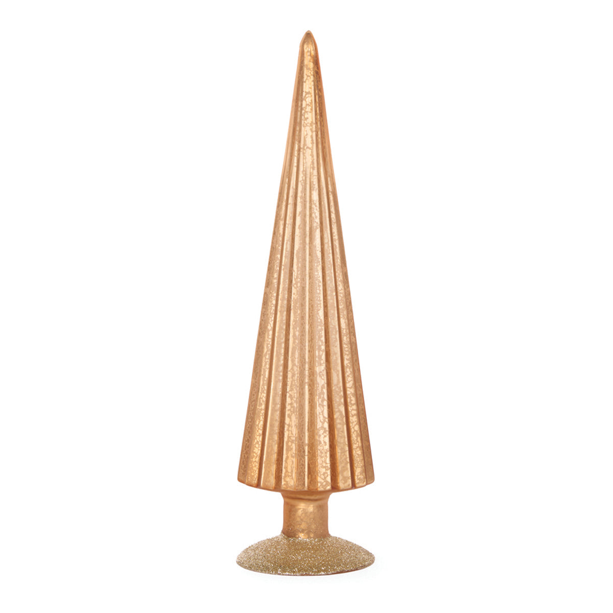 Caramel Ribbed Table Top Tree