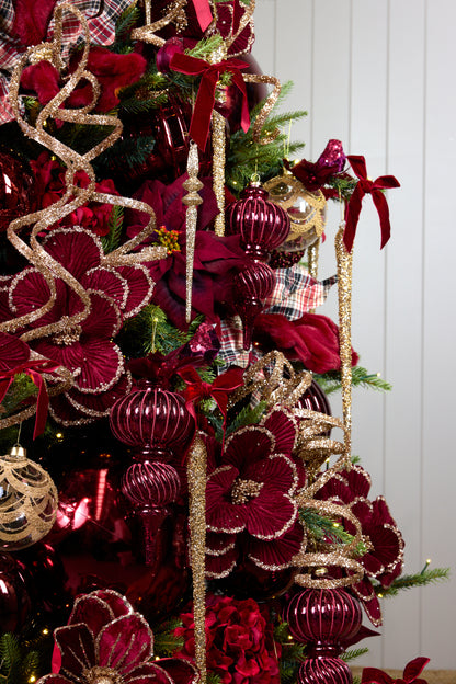 Gilded Merlot Ornament Package - 5.5FT - 6FT