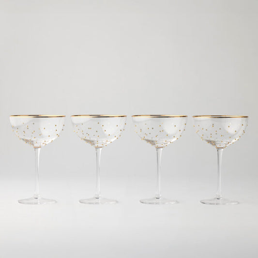 Dotti Coupe Glasses Set of 4 - 330mL