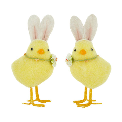 SET/2 CHICKS WITH BUNNY EARS