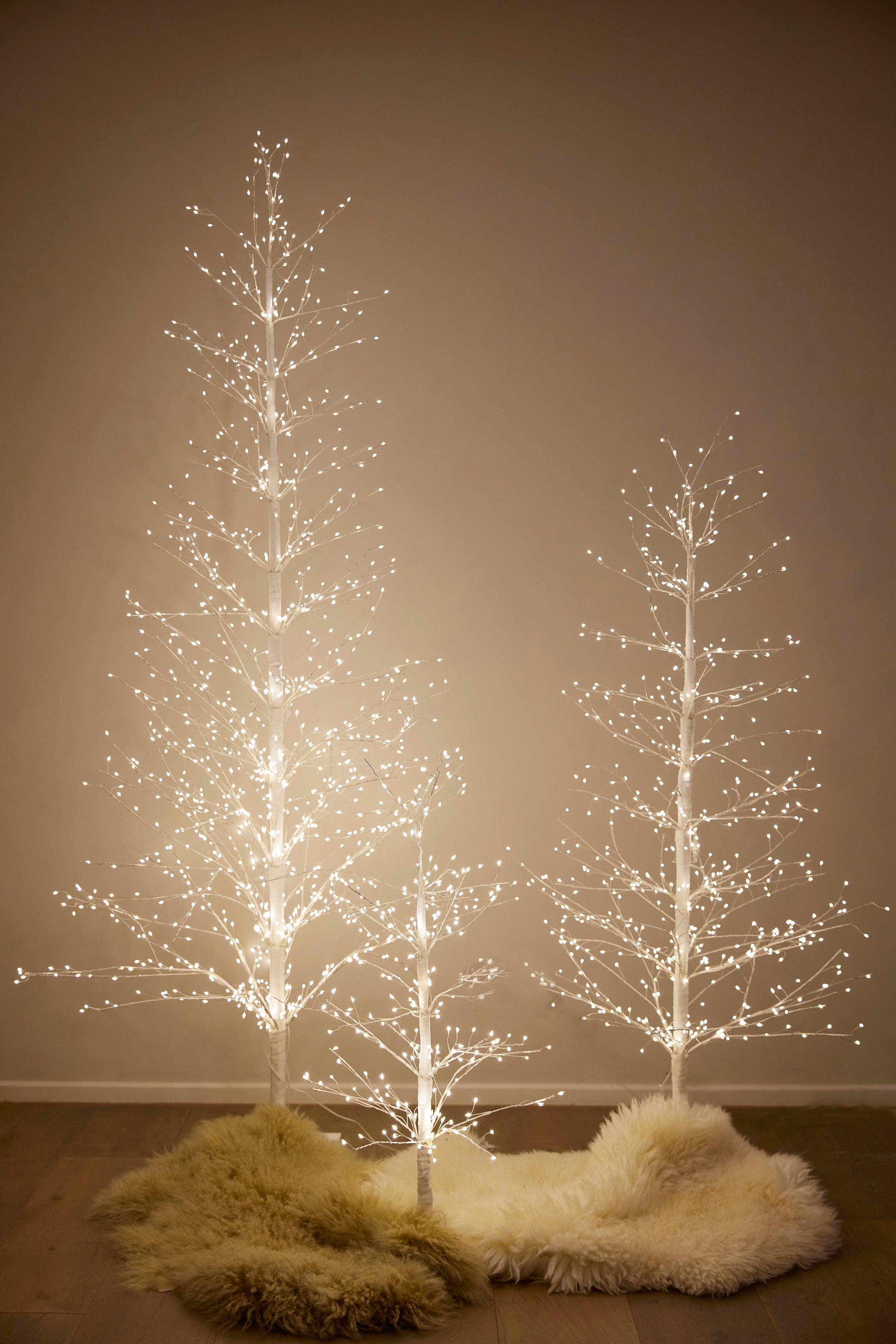 150 CM LED WHITE SPARKLE TREE – Holly & Ivy
