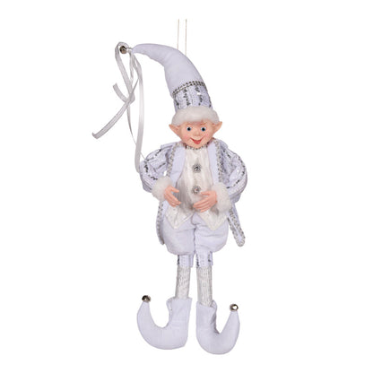 50cm Silver Fabric Elf