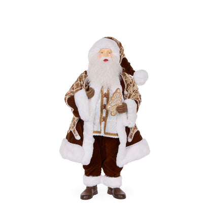 Gingerbread Fabric Mr Claus