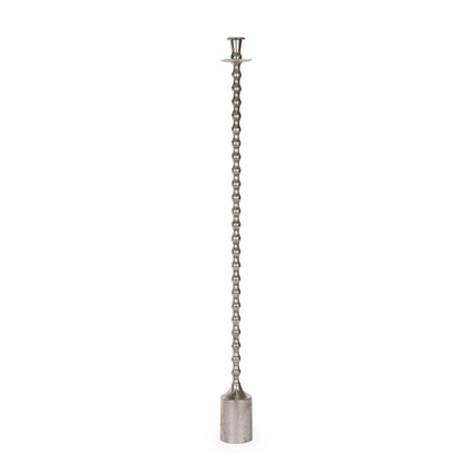 102cm Silver Ripple Candle Holder