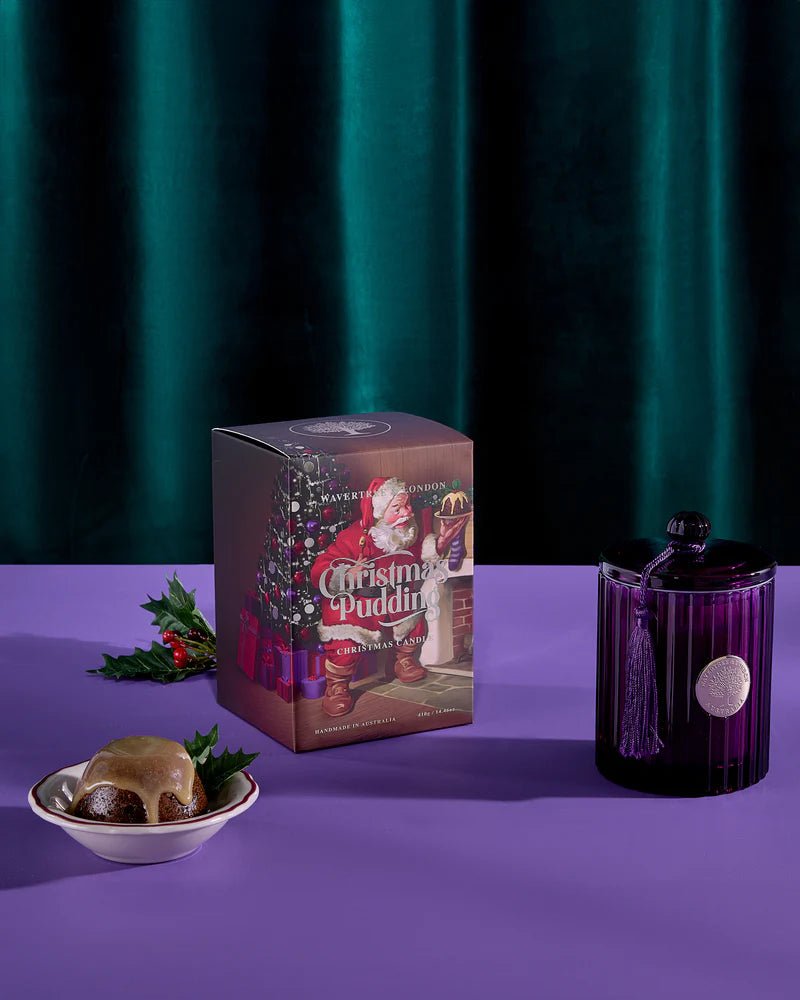 Luxe Christmas Pudding Candle