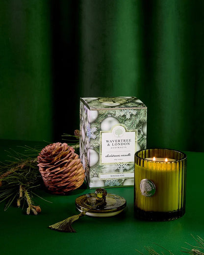 Luxe Winter Pine Candle