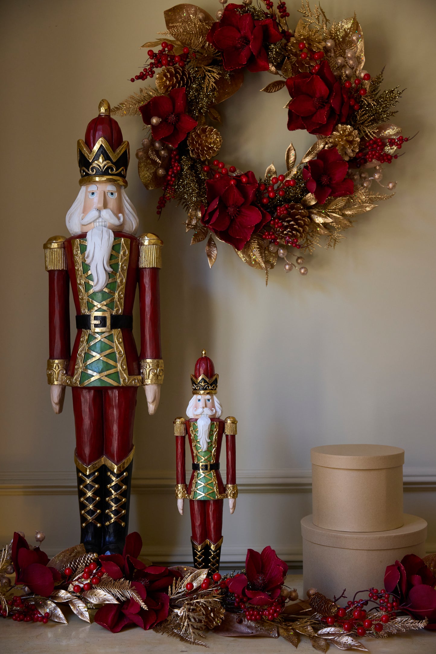 52 Cm Traditional Foiled Nutcracker