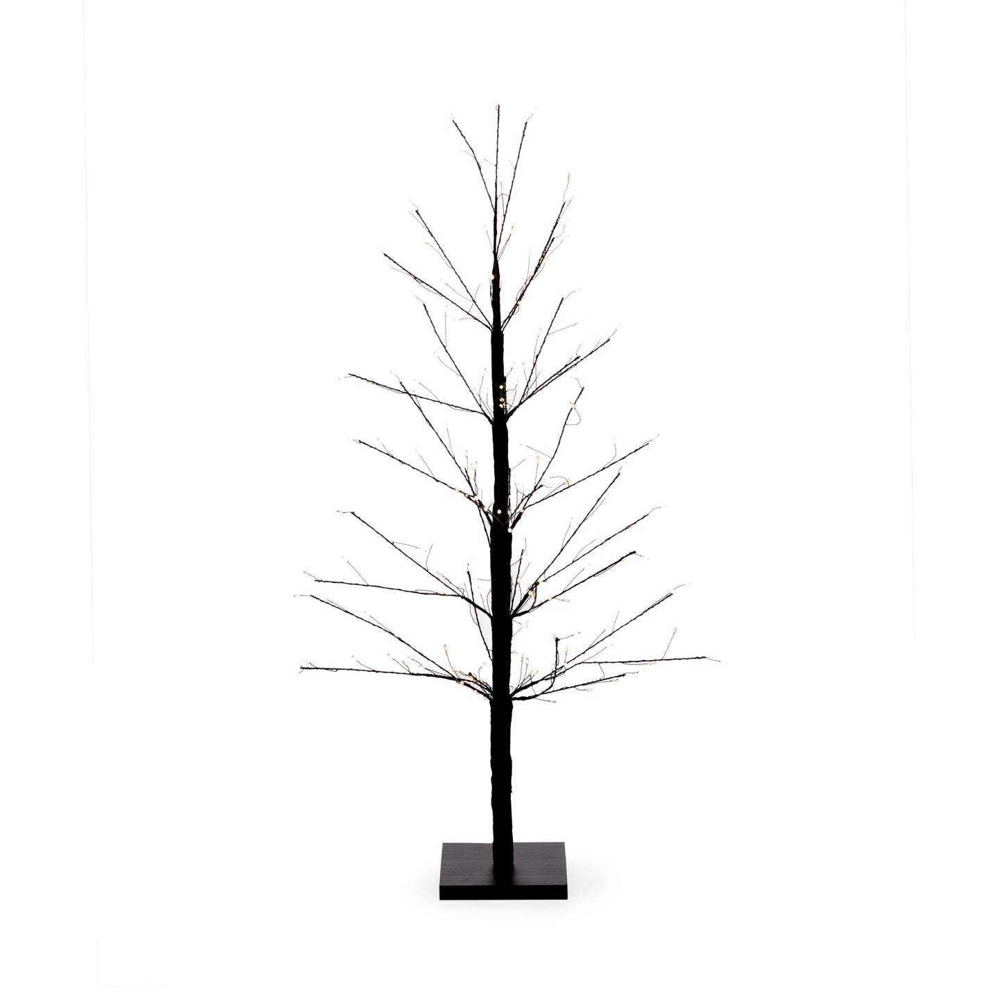 90cm LED Black Sparkle Tree