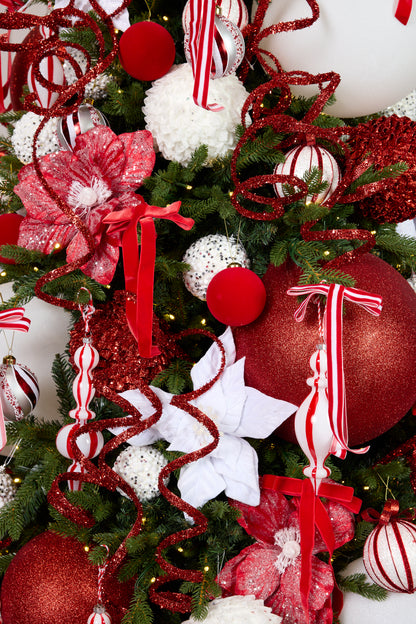 Peppermint Swirl Ornament Package - 5.5FT - 6FT