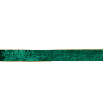 6.3cm Emerald Green Velvet Ribbon