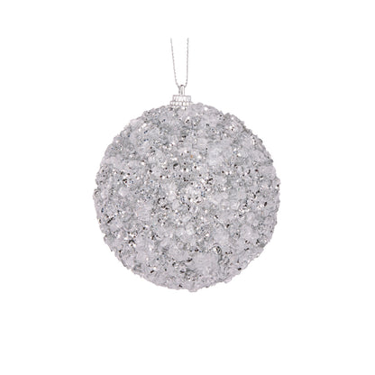 Mini Silver Crystals Bauble